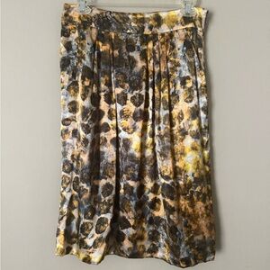 EUC Alberta Ferretti Artistic Print Midi Skirt - size 6